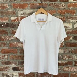 Orlebar Brown Cotton‎ Terry Polo Shirt Large